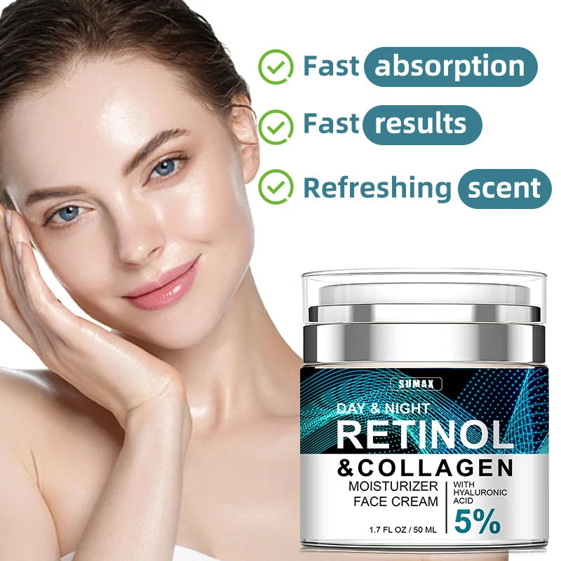 Retinol Anti Aging Face Cream Moisturizing Wrinkle Remover 50ML