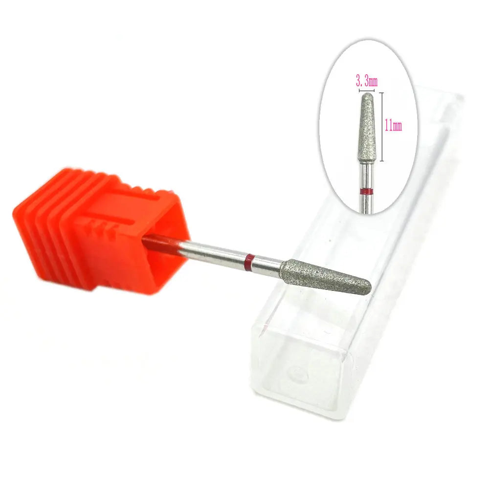 1pc Diamond Milling Cutters For Manicure Rotary Nail Drill Bit Eletric Pedicure Machine Equipment Cuticle Remove Tools