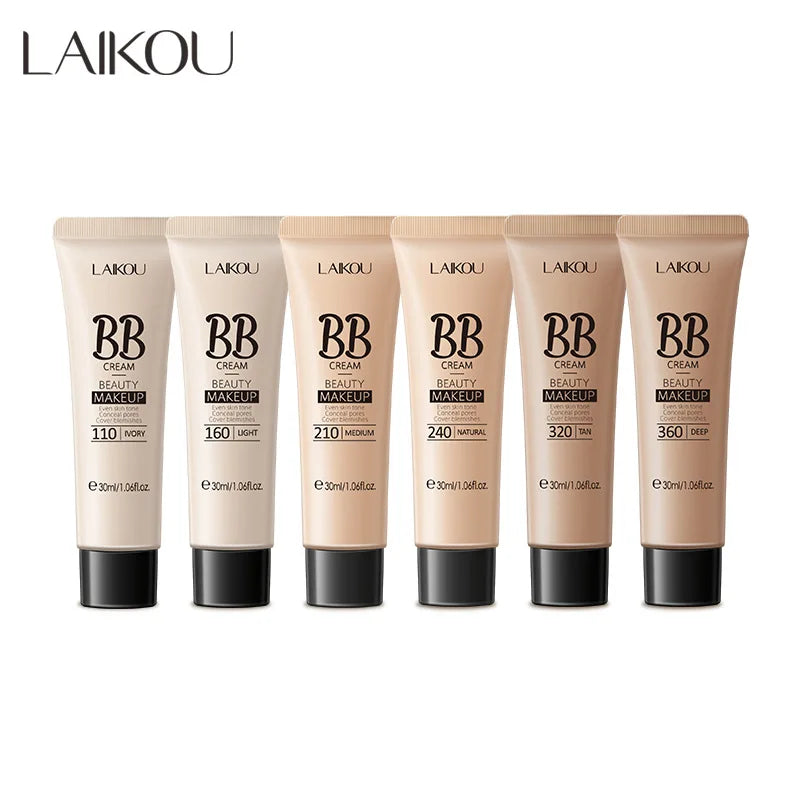 LAIKOU BB Cream Foundation – Waterproof, Long-Lasting Face Concealer Vervelle