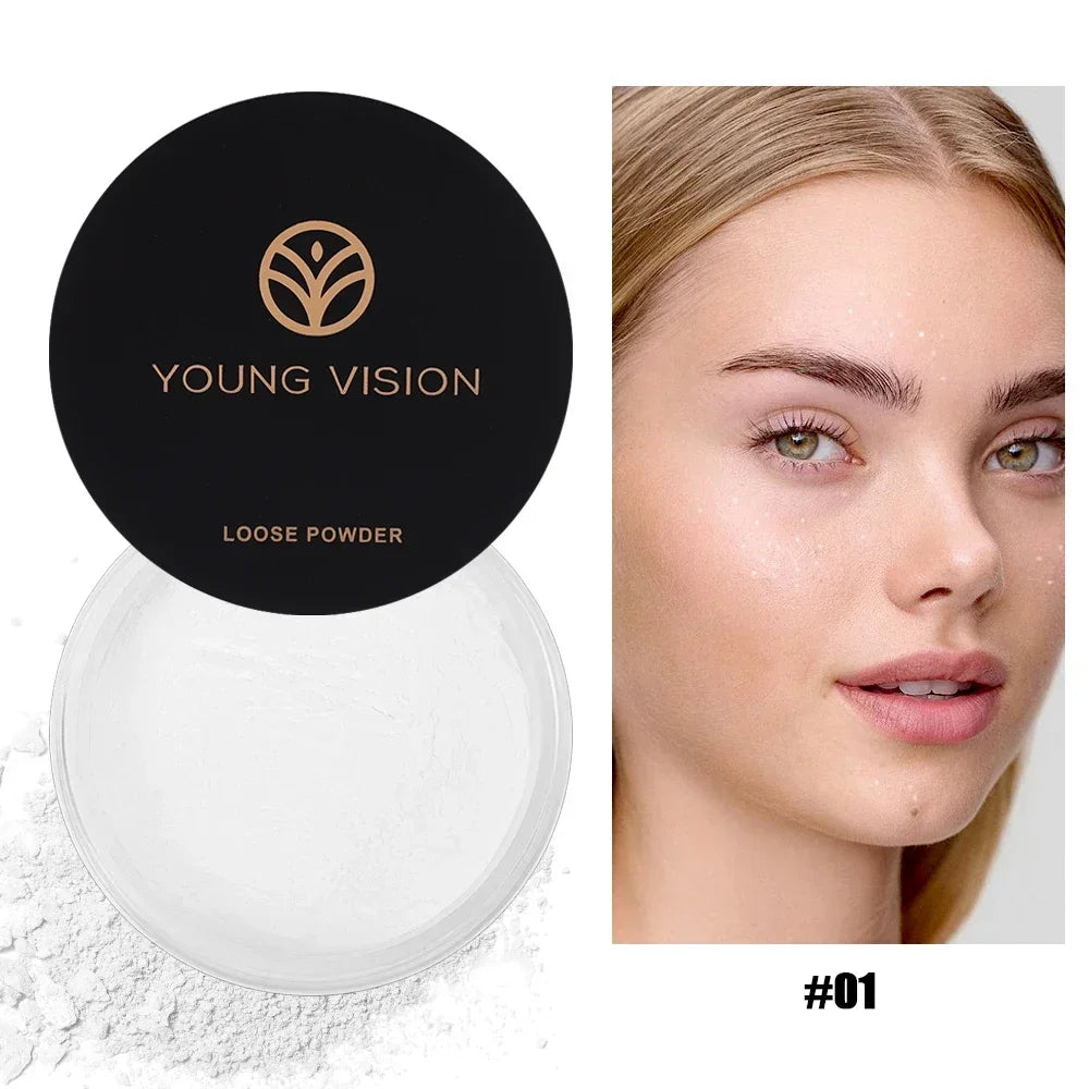 Matte Loose Powder Waterproof Oil-control Translucent Brightening