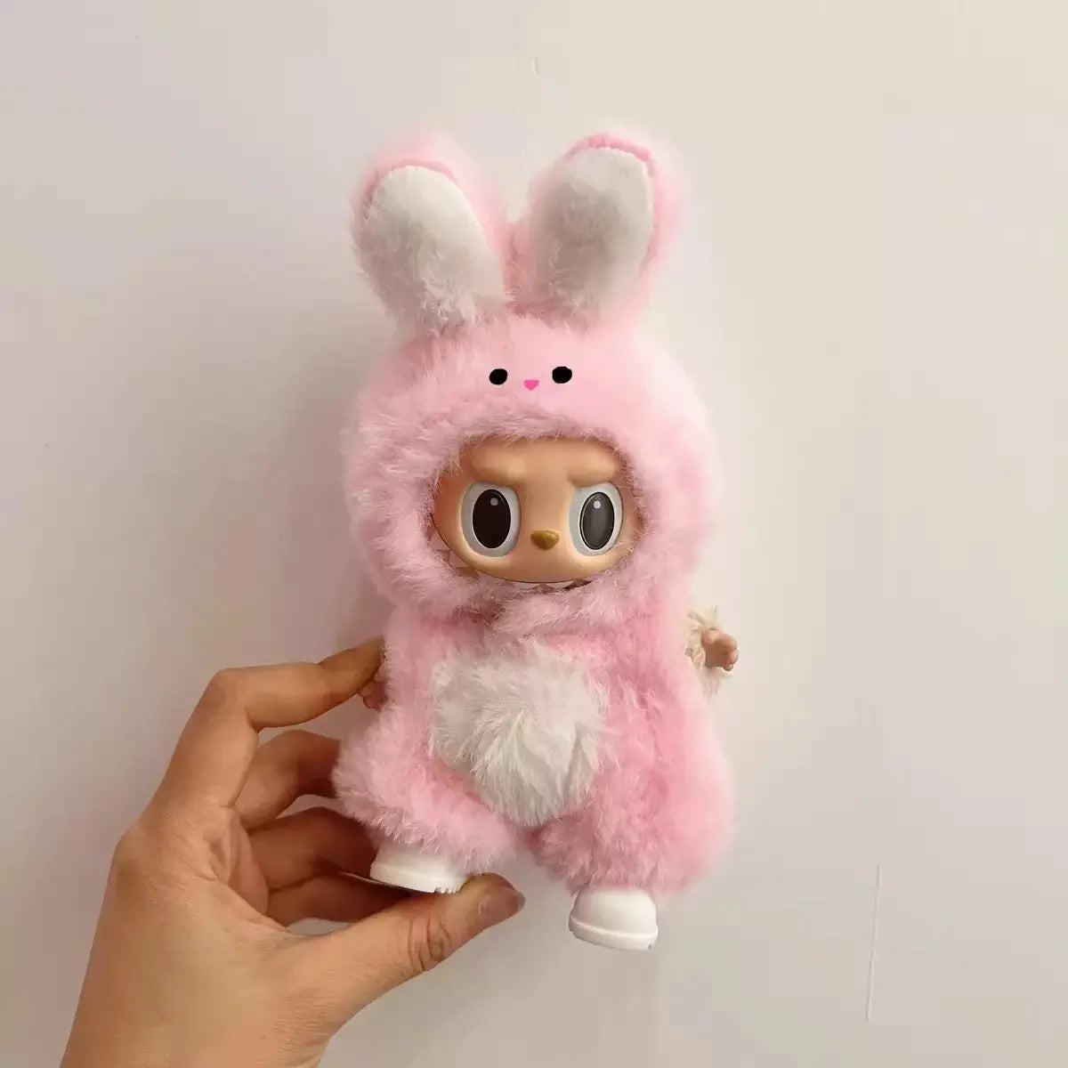 Labubu 16cm Doll Clothing – Cute Velcro Dress & Casual Plush Toy Outfit Vervelle