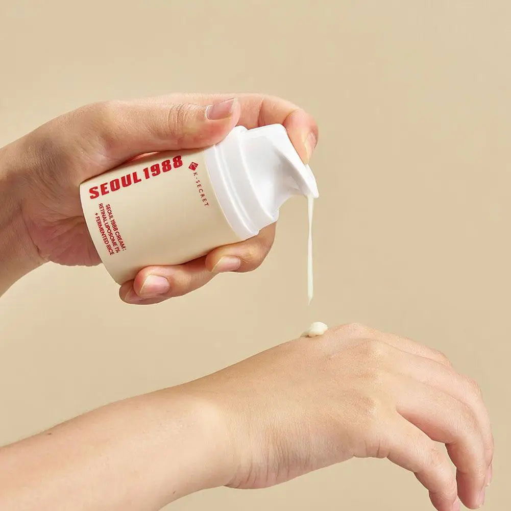 Seoul 1988 Retinol Liposome Facial Care Cream Fade Fine Lines Anti-wrinkle