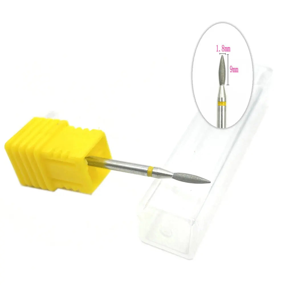 1pc Diamond Milling Cutters For Manicure Rotary Nail Drill Bit Eletric Pedicure Machine Equipment Cuticle Remove Tools