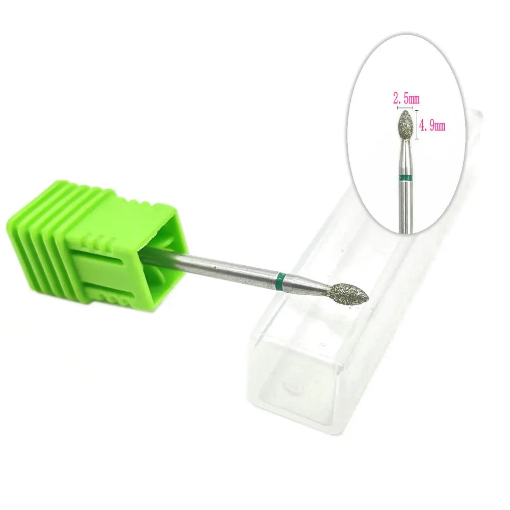1pc Diamond Milling Cutters For Manicure Rotary Nail Drill Bit Eletric Pedicure Machine Equipment Cuticle Remove Tools