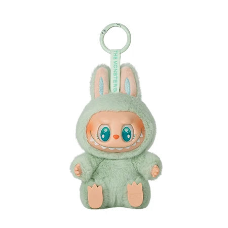 Authentic Pop Mart Labubu Sitting Party Series Vinyl Plush Blind Box Figurine Pendant