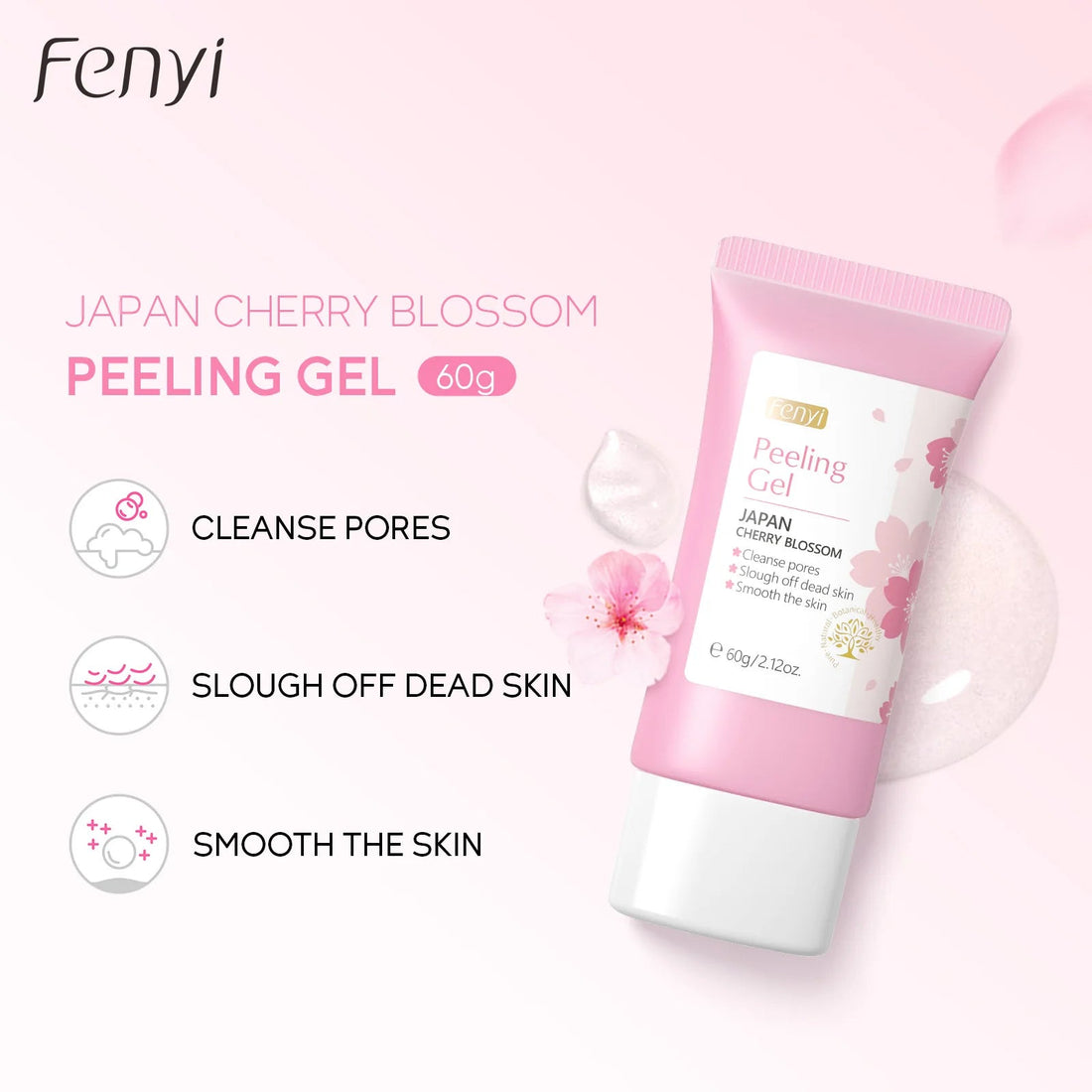 60g Face Exfoliating Gel for Whitening and Acne Treatment Vervelle