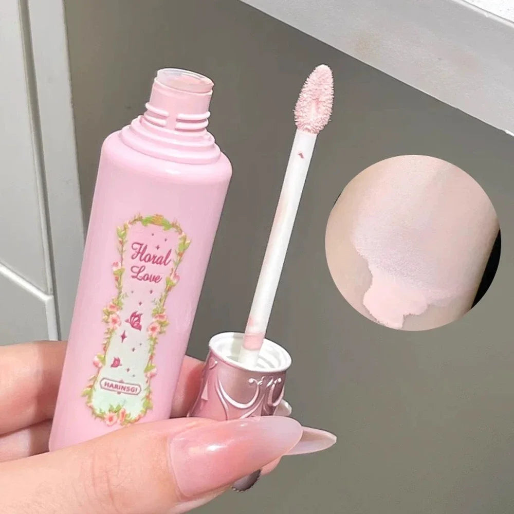 Pink Liquid Concealer Stick Moisturizing Waterproof Brightening Concealer Cream Lasting