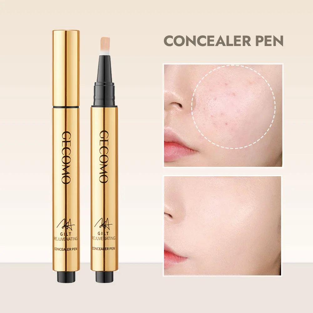 GECOMO Press Concealer Pen Long-Lasting Liquid Makeup