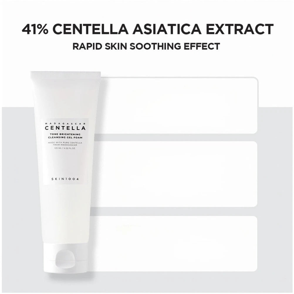 SKIN1004 Madagascar Centella Tone Brightening Tone-Up Sunscreen Cleansing Gel Foam