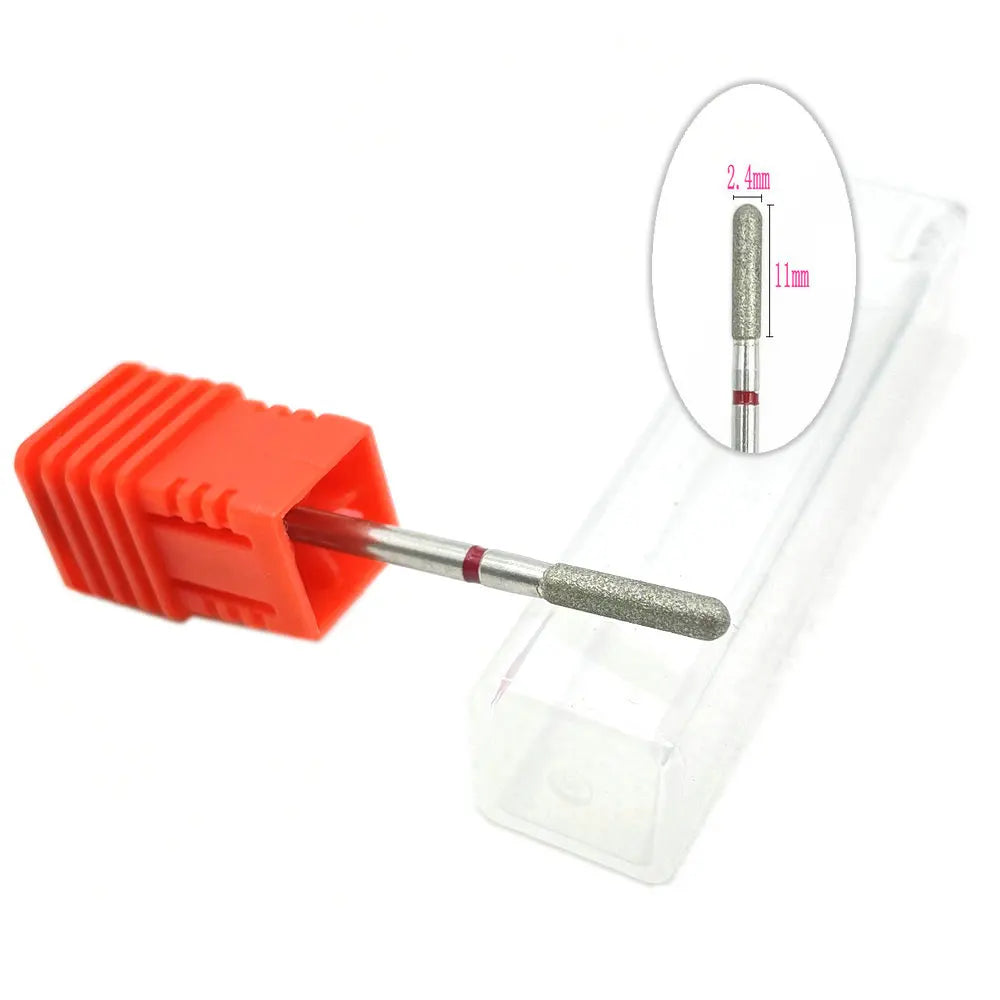 1pc Diamond Milling Cutters For Manicure Rotary Nail Drill Bit Eletric Pedicure Machine Equipment Cuticle Remove Tools