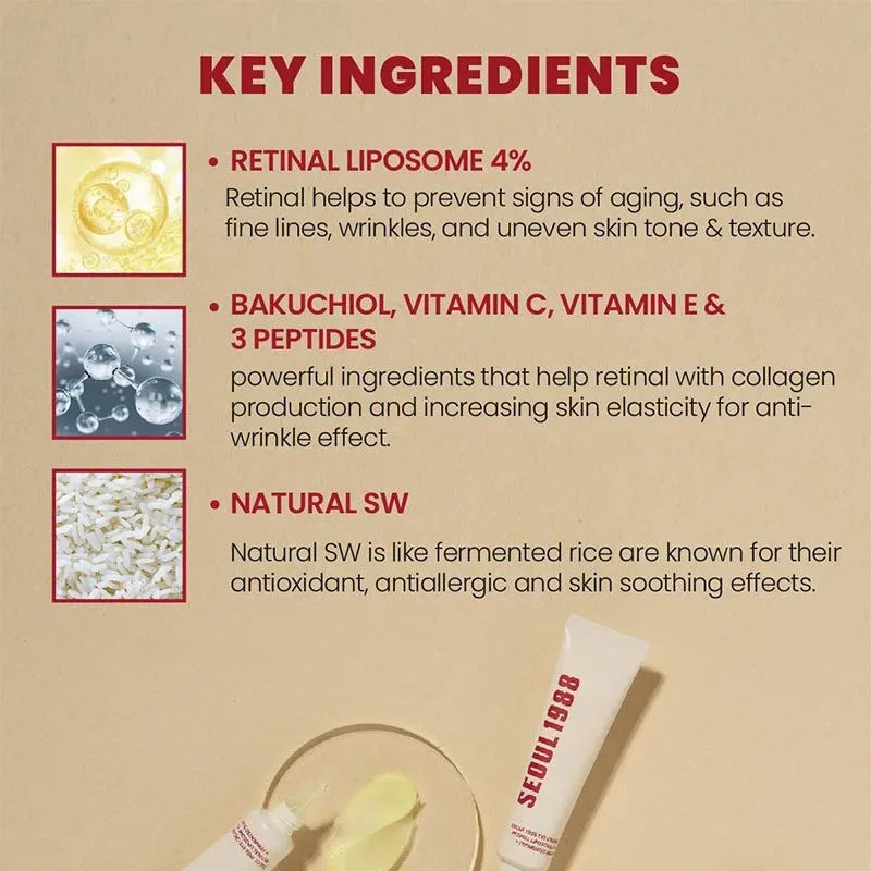 Hydrating & Brightening Set – Retinol, Ginseng Face Serum & Eye Cream Vervelle