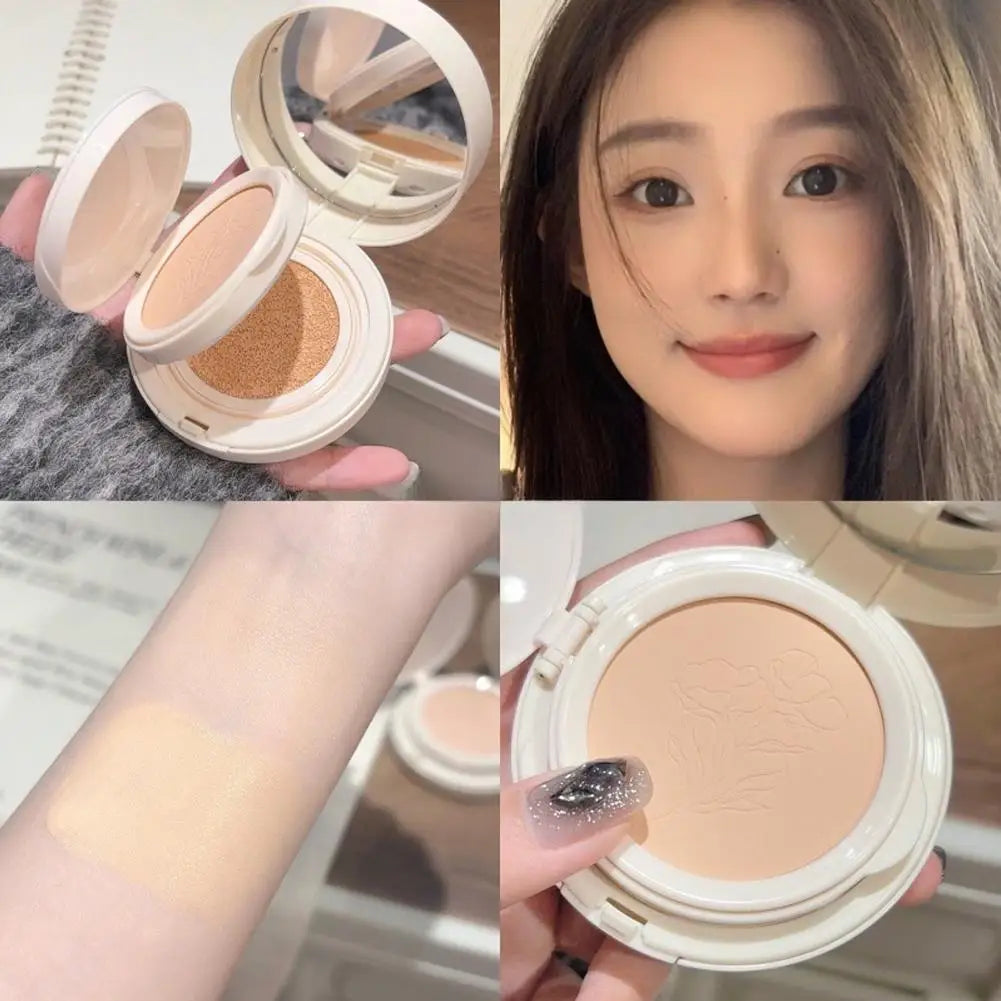 2 In 1 Double Layer Air Cushion Concealer Foundation Makeup Pressed Powder
