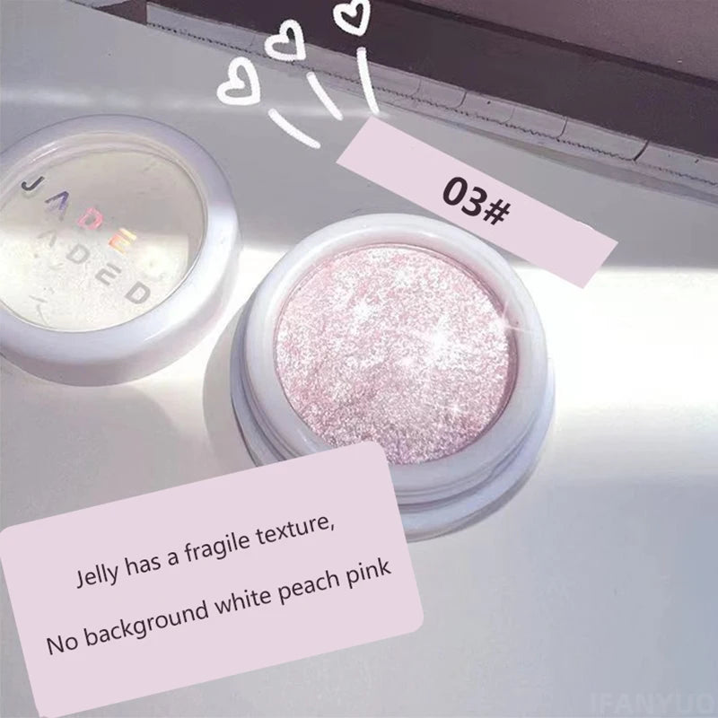 Super Shining Eyeshadow Beautiful Glitter Purple Long Lasting Eye Brightening