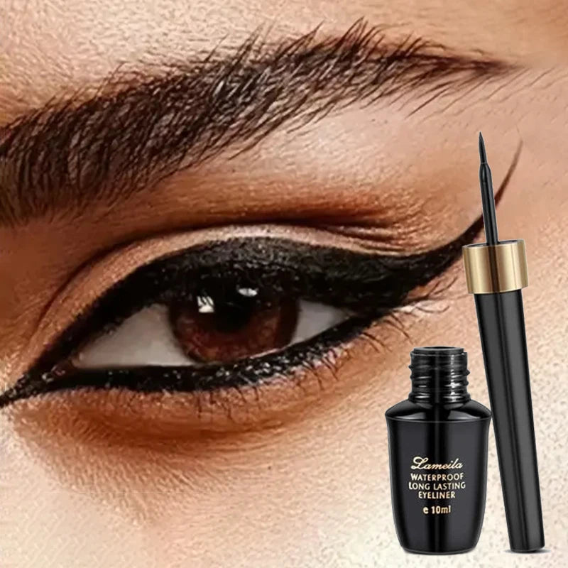 Long-Lasting Ultra-Fine Waterproof Black Gel Eyeliner Pen