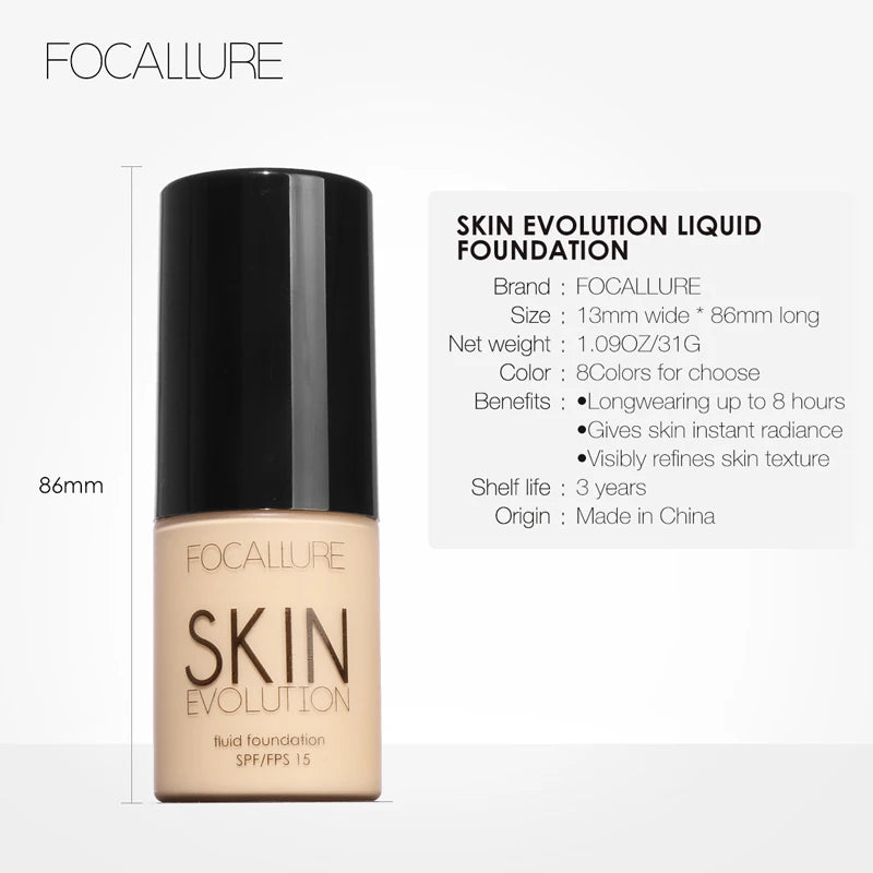 FOCALLURE Face Makeup Foundation Makeup Base Liquid