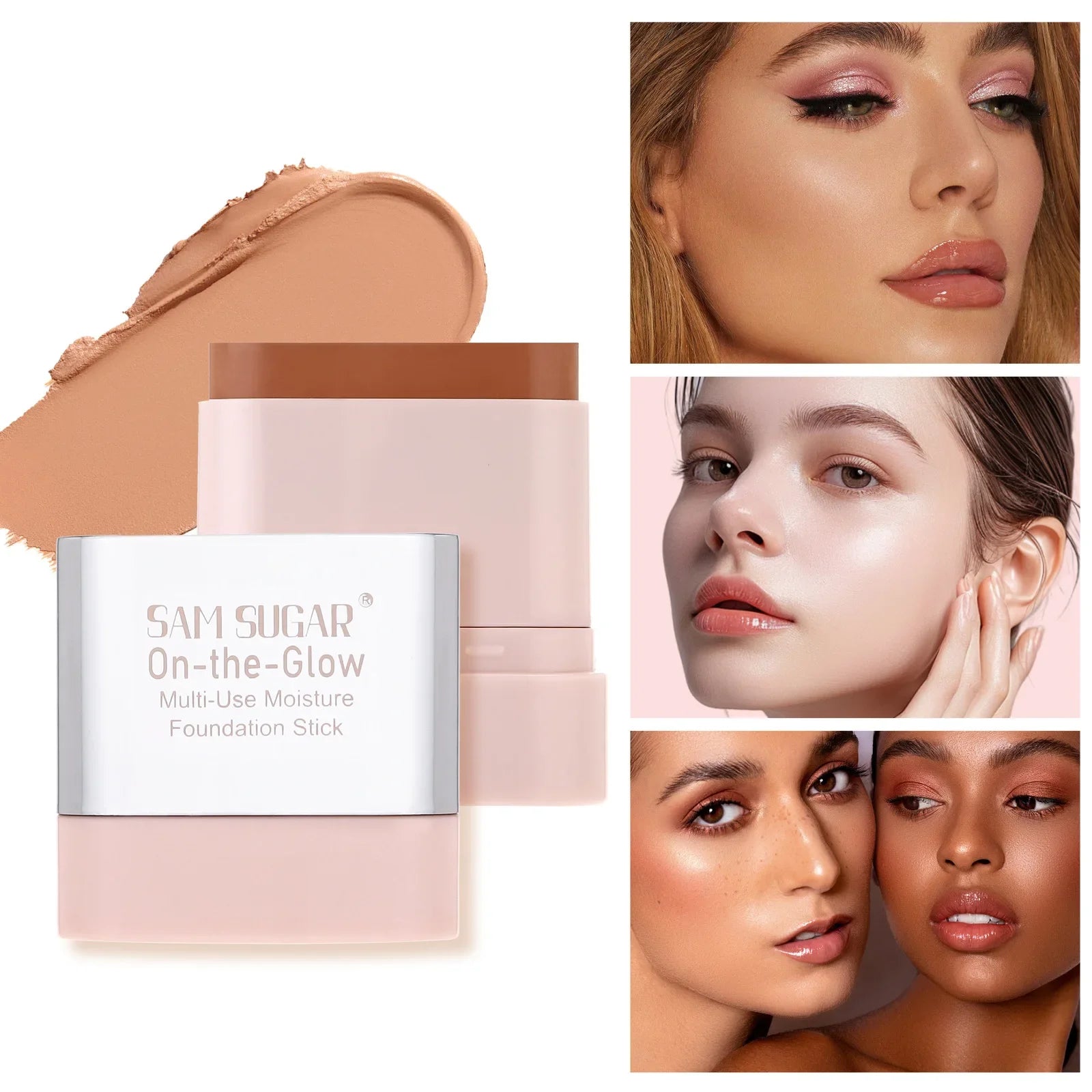 SAM SUGAR Foundation Stick Waterproof Long Lasting