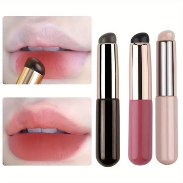 Portable Silicone Lip Brush with Cover