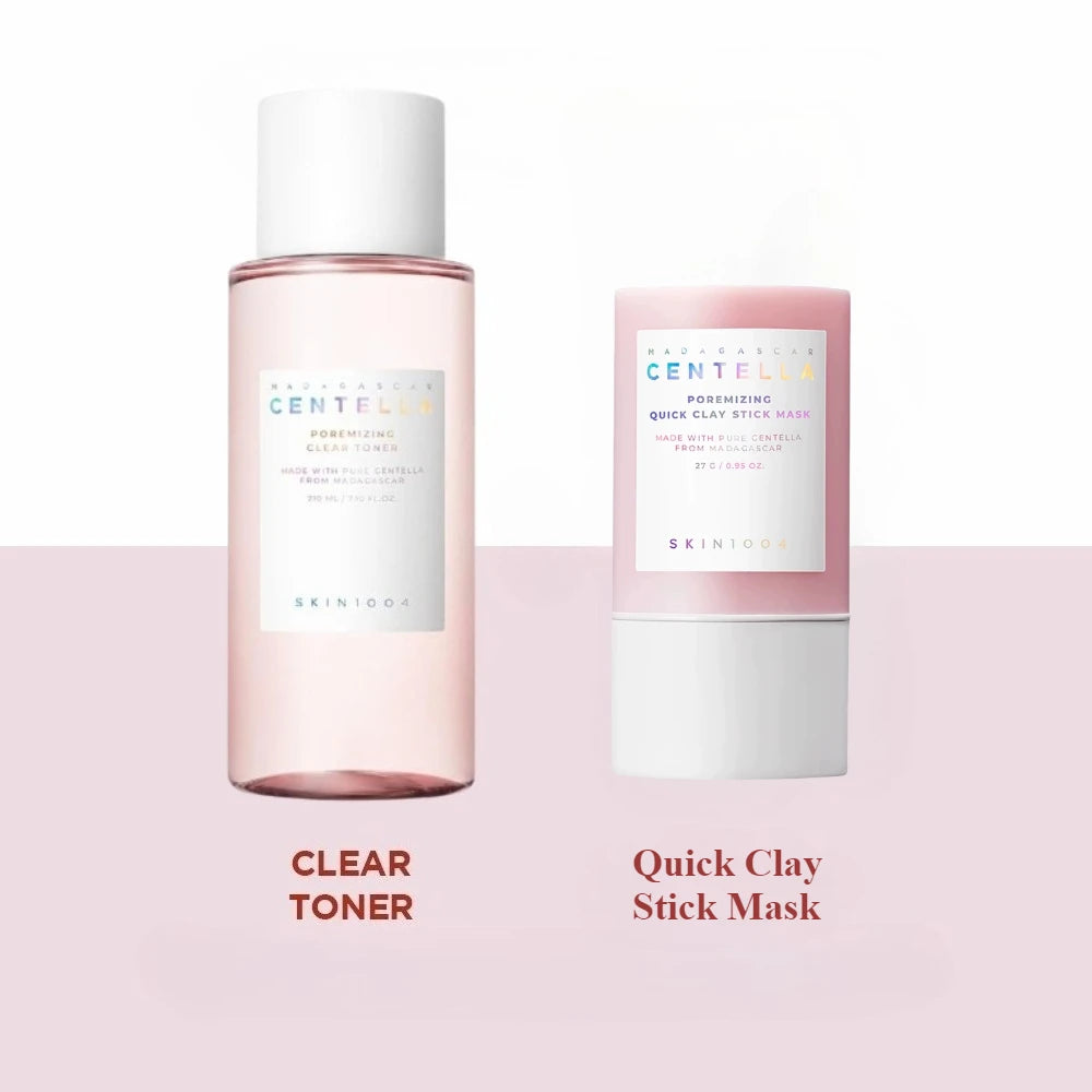 Skin1004 Centella Pink Salt Fresh Toner Ampoule Serum Pore Care Cleanser Light Gel Cream