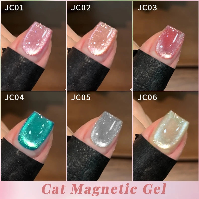 UR SUGAR 15ml Jelly Pink Cat Magnetic Gel Nail Polish Glitter ICE Soak Off Ceramic UV Gel