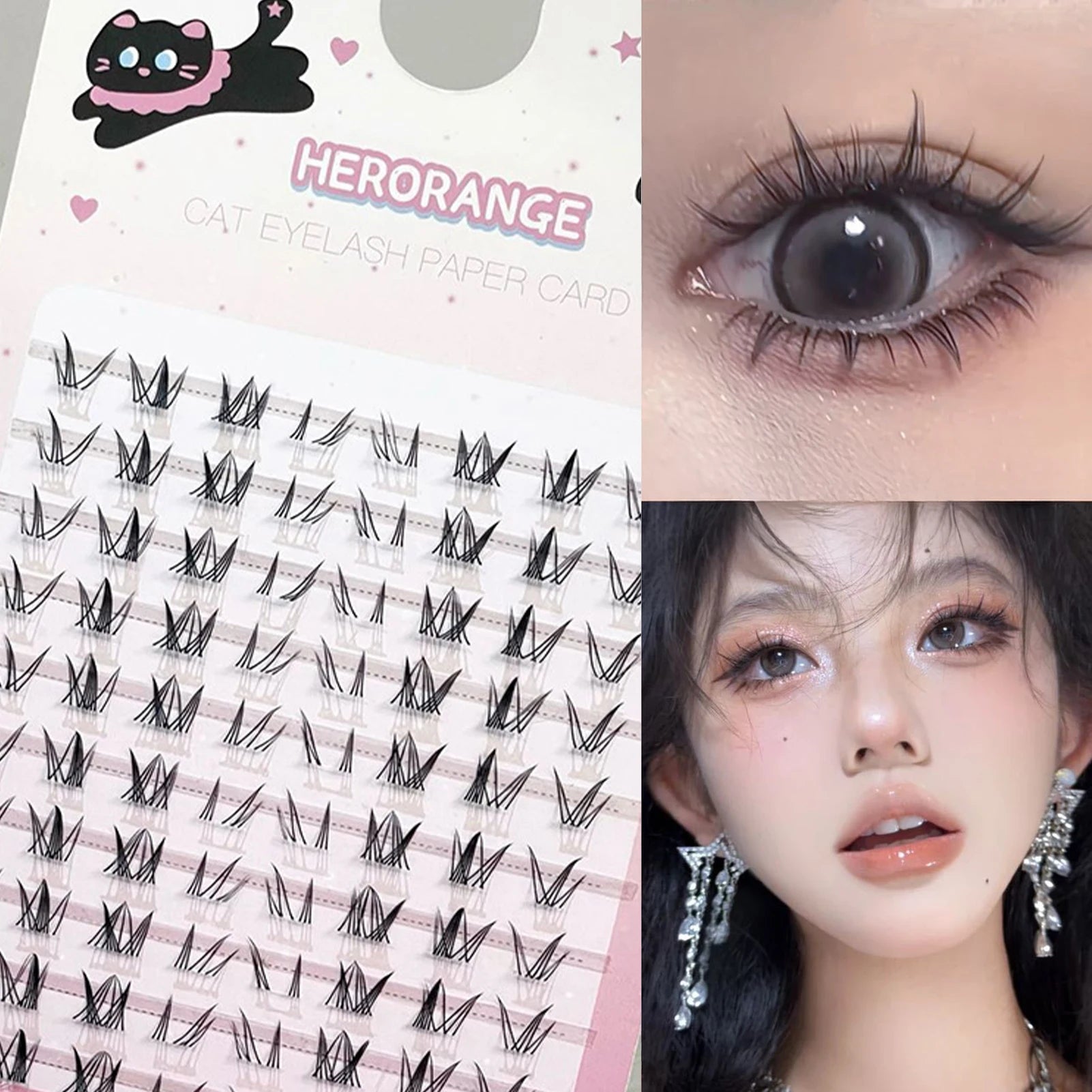 C-Curl 3D Mink False Eyelashes – Natural Fluffy Lower Lashes