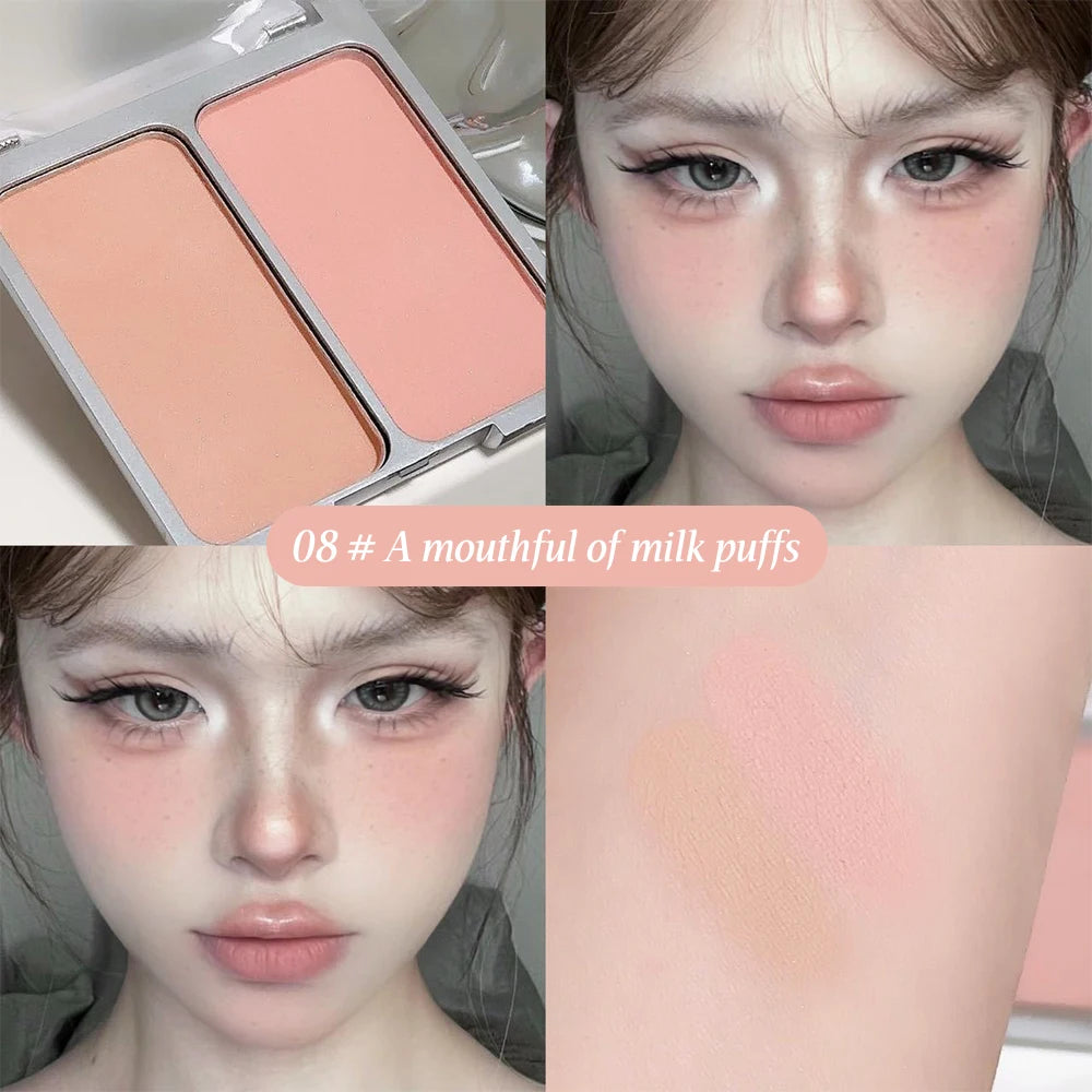 SWEETMINT Two-color Blush Matte Brightening Low Saturation