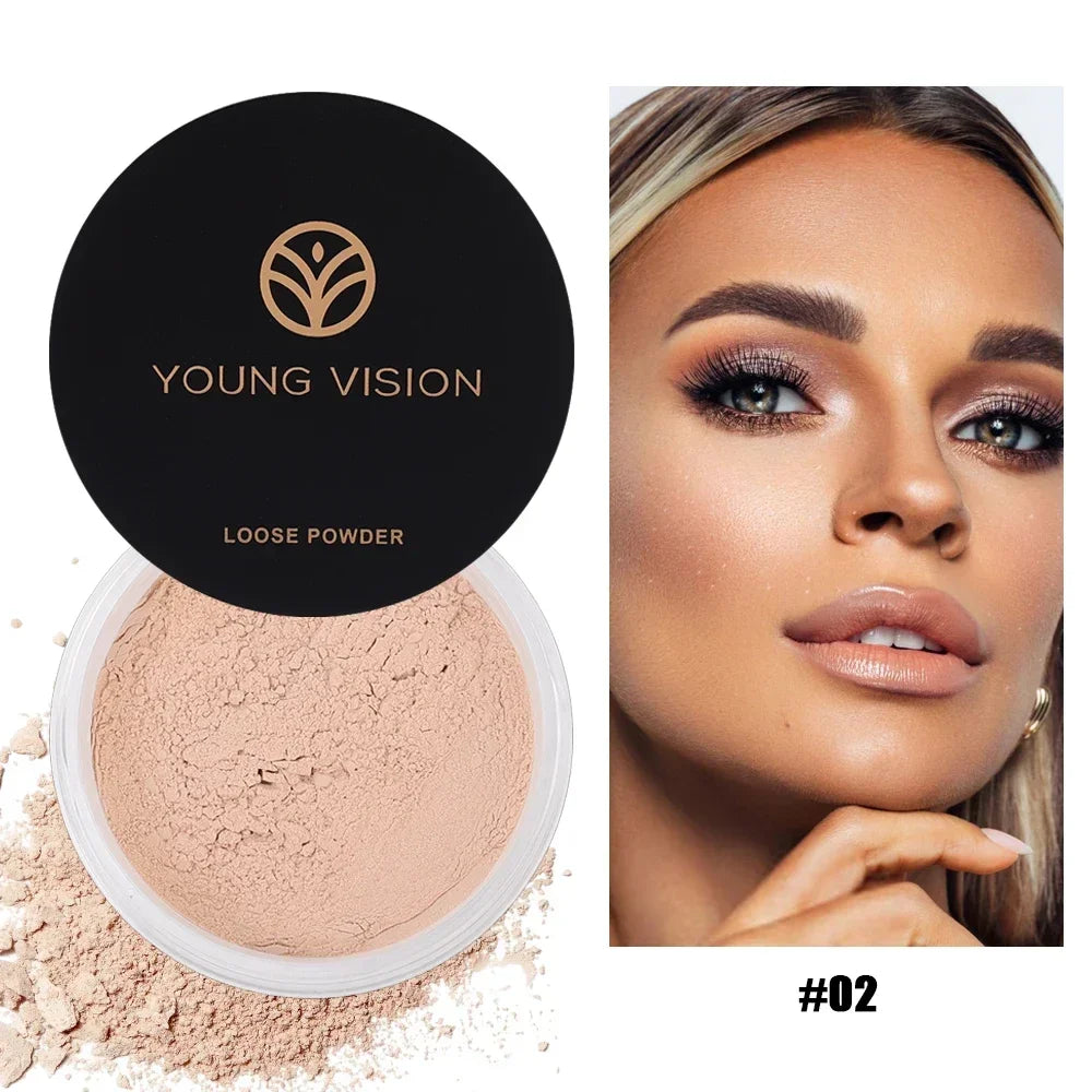 Matte Loose Powder Waterproof Oil-control Translucent Brightening