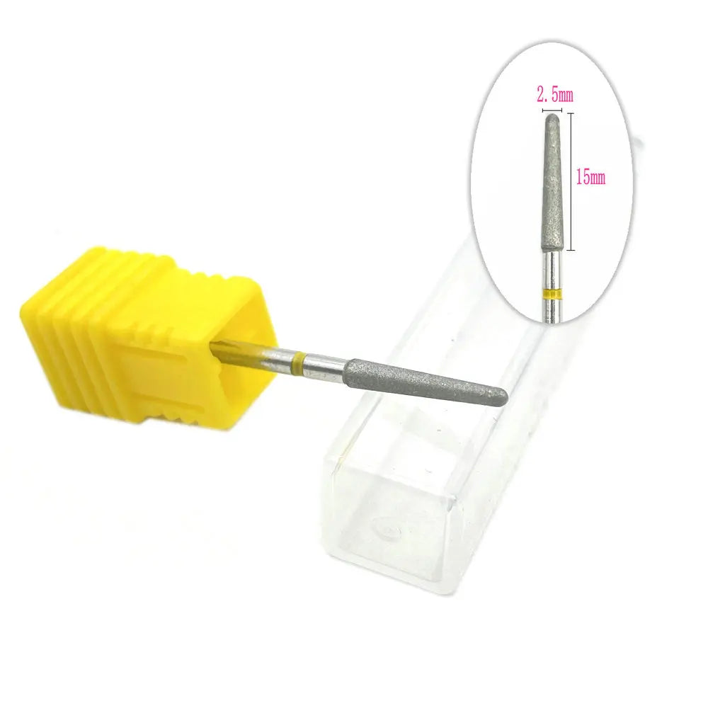 1pc Diamond Milling Cutters For Manicure Rotary Nail Drill Bit Eletric Pedicure Machine Equipment Cuticle Remove Tools
