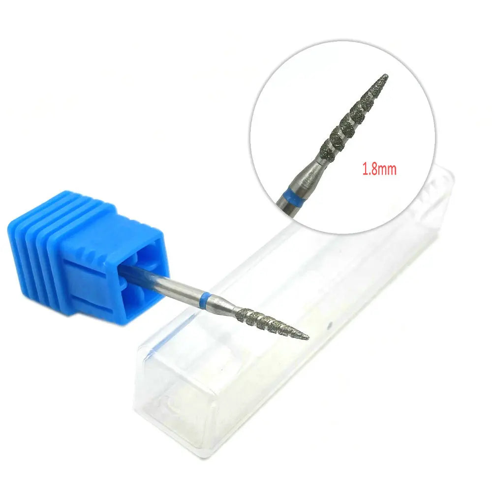 1pc Diamond Milling Cutters For Manicure Rotary Nail Drill Bit Eletric Pedicure Machine Equipment Cuticle Remove Tools