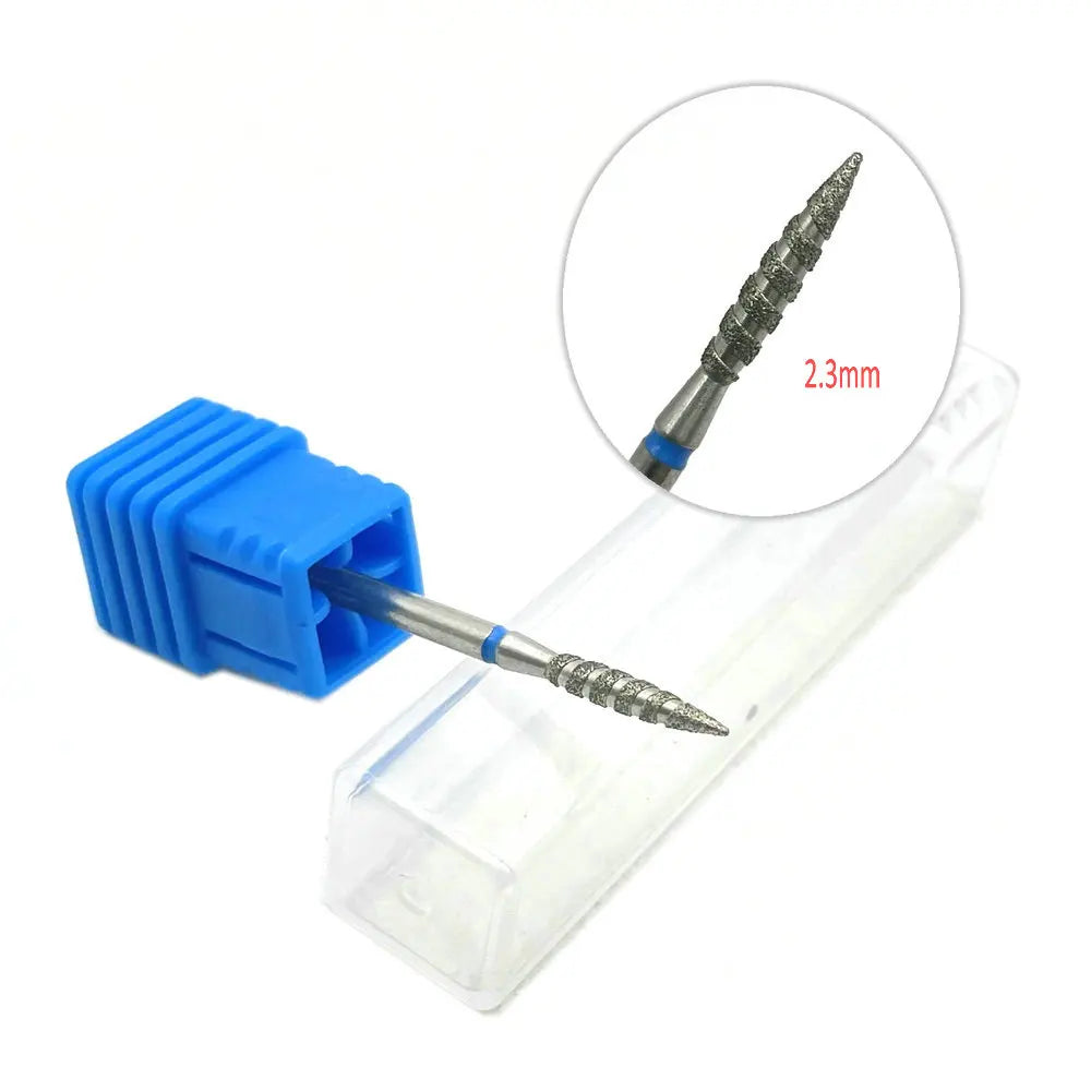 1pc Diamond Milling Cutters For Manicure Rotary Nail Drill Bit Eletric Pedicure Machine Equipment Cuticle Remove Tools