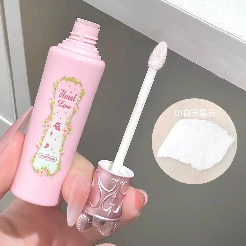 Pink Liquid Concealer Stick Moisturizing Waterproof Brightening Concealer Cream Lasting