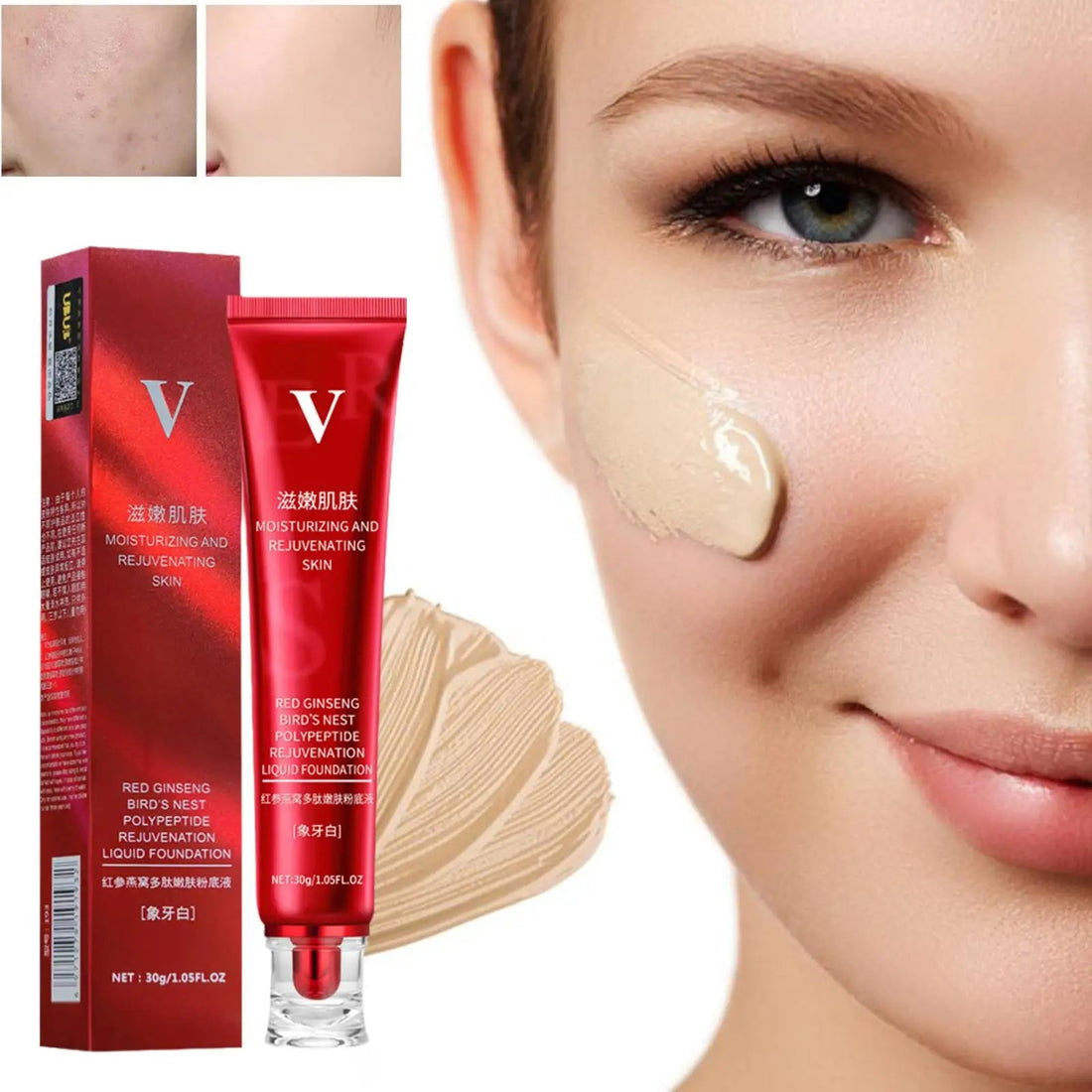 FV Red Foundation & Concealer Vervelle