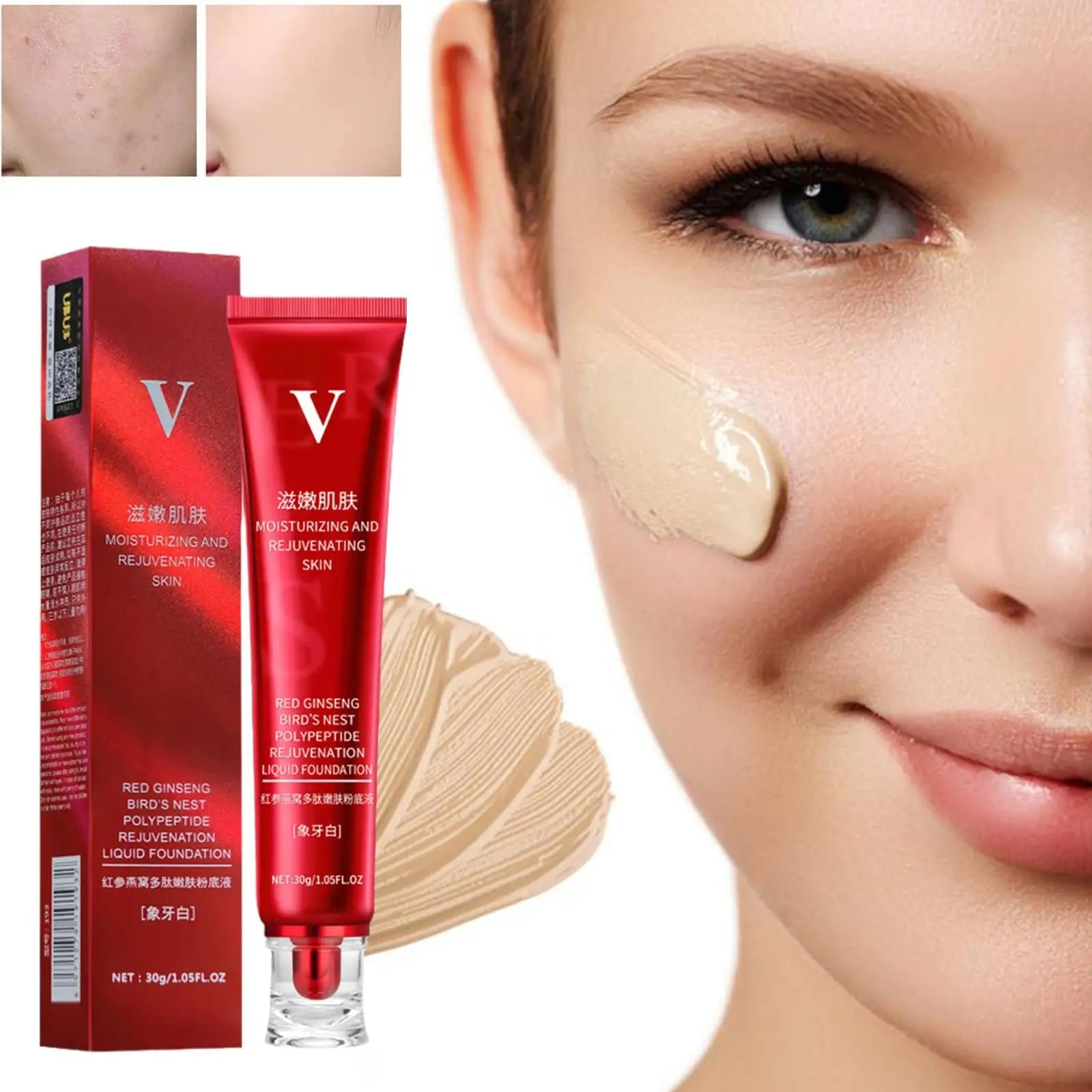 FV Red Foundation & Concealer Vervelle