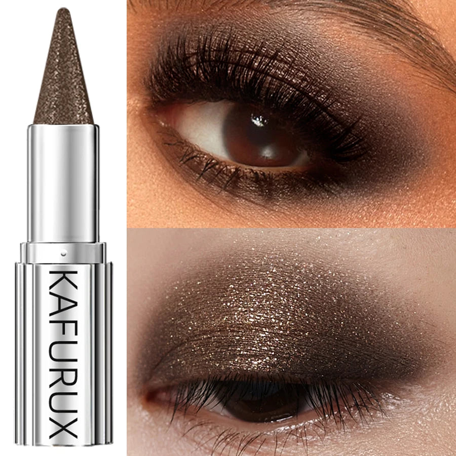 Waterproof Brown Eyeshadow Stick Long-Lasting Shimmer