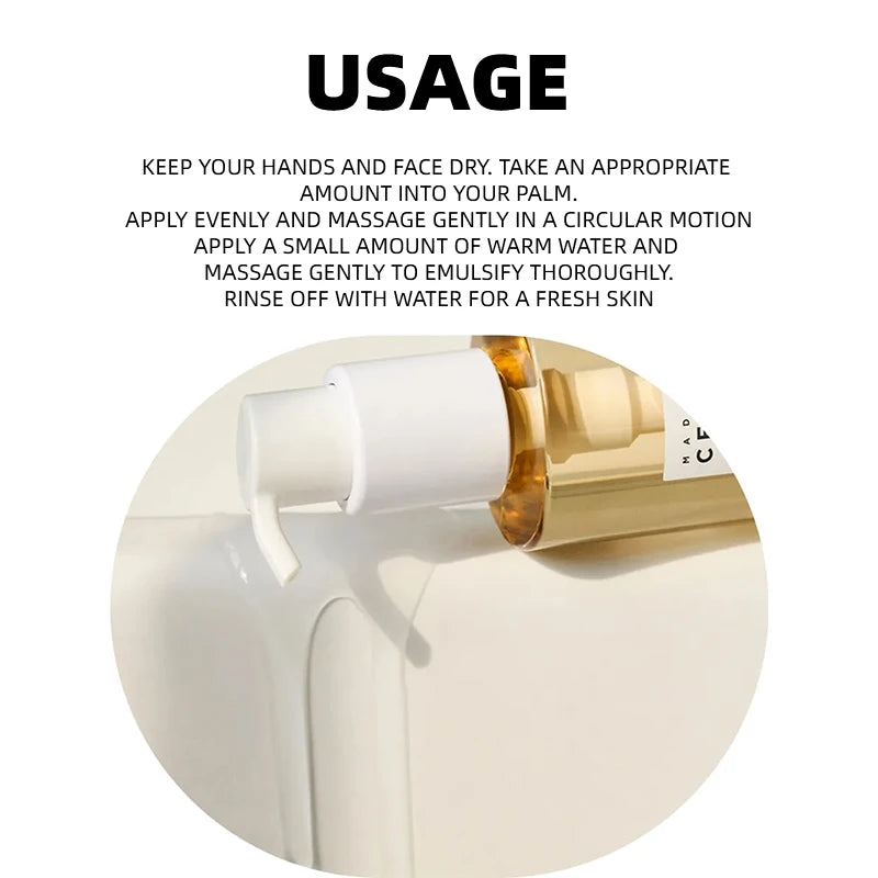 Korean Centella Cleansing Oil Facial Makeup Remover Moisturizing Face Cleansing Oil Shrink Pores Removal Oil Skincare Products