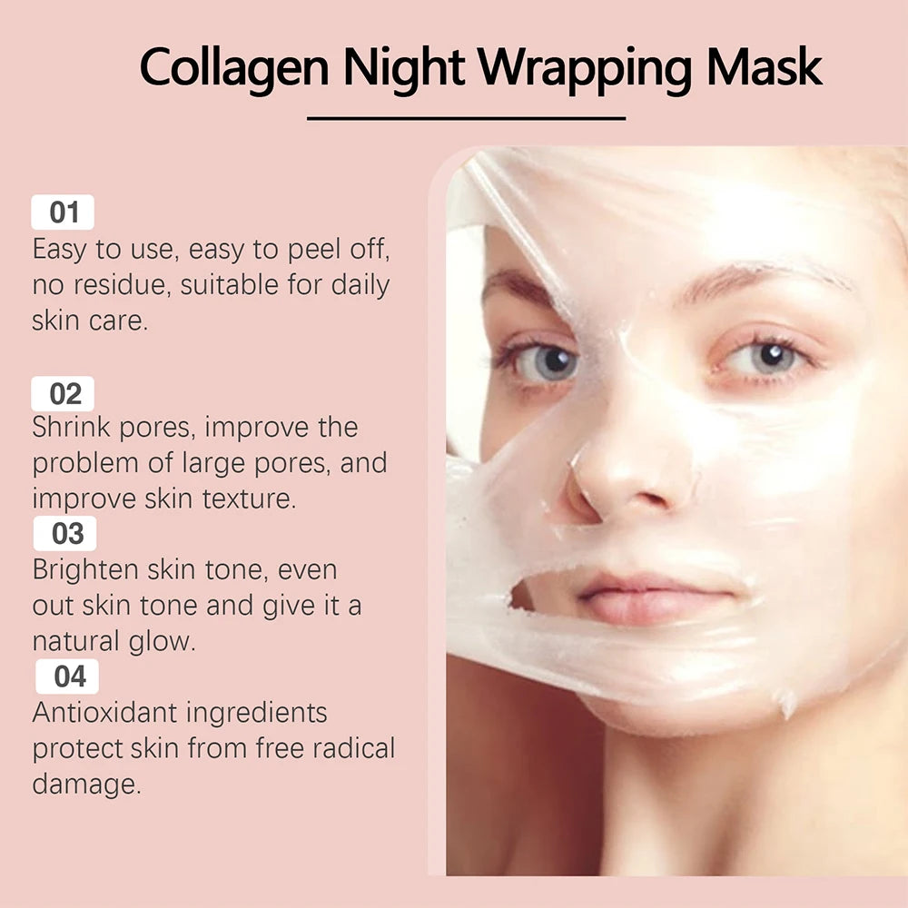 75ml Collagen Peel-off Mask Night Wrapping Mask Facial Mud