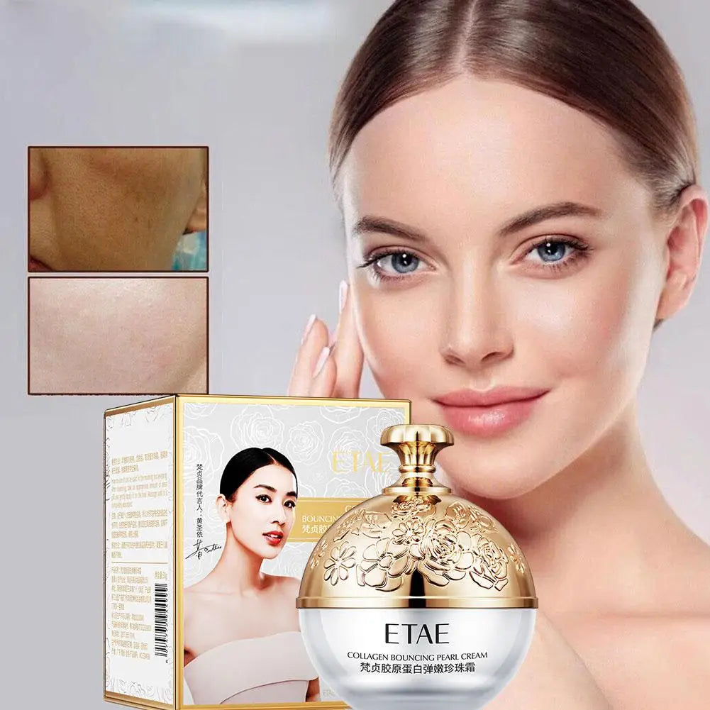 Collagen Pearl Filling Facial Cream Nourishing And Improving Facial Skin Condition