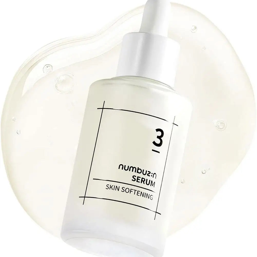 Korean Numbuzin Number 3 Skin Care - Tone-up Cream, Super Glowing Toner, Soft And Shiny Facial Serum, Number 3 Essence