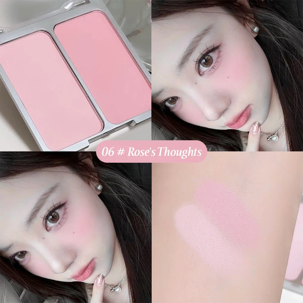SWEETMINT Two-color Blush Matte Brightening Low Saturation
