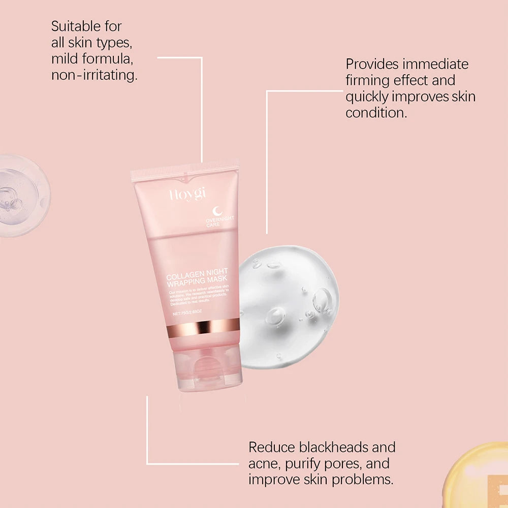 75ml Collagen Peel-off Mask Night Wrapping Mask Facial Mud