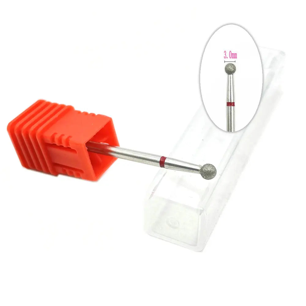 1pc Diamond Milling Cutters For Manicure Rotary Nail Drill Bit Eletric Pedicure Machine Equipment Cuticle Remove Tools