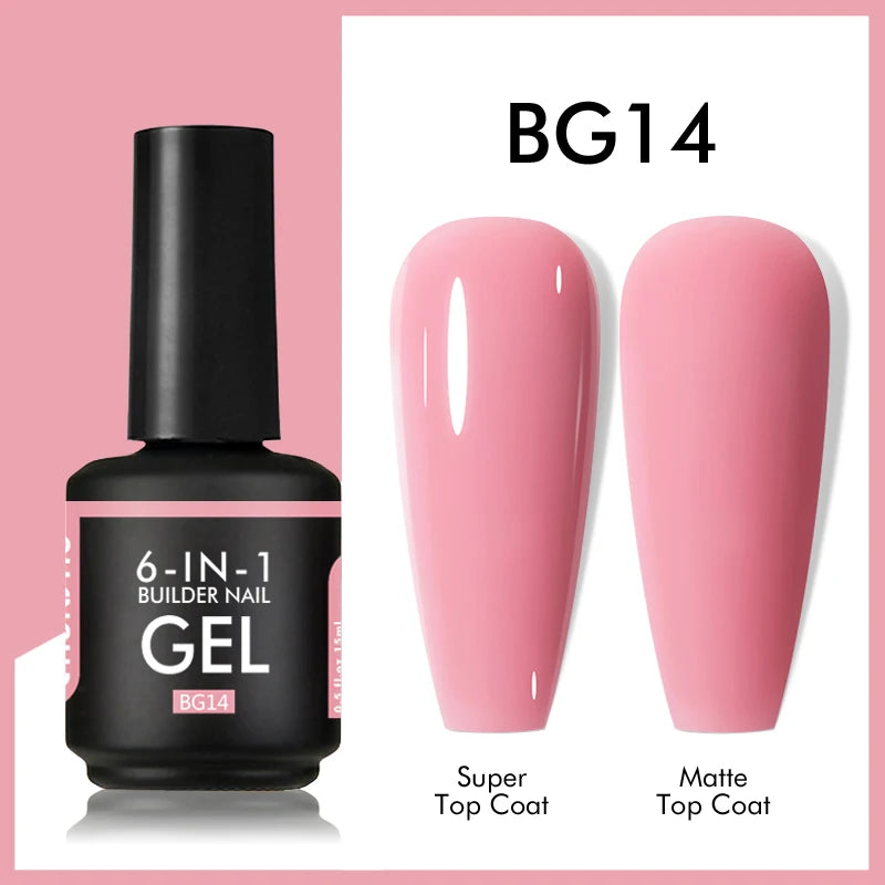 CHUNSHU 6-in-1 Extension UV Gel Polish 15ml Builder Gel