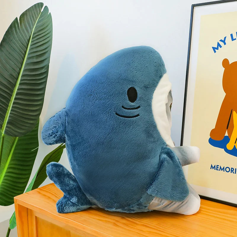 Kawaii Shark Cat Doll Childrens Shark Plush
