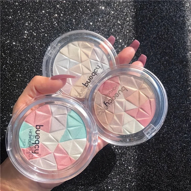 Makeup Highlighter Palette Bronzer Highlight Shimmer Glitter