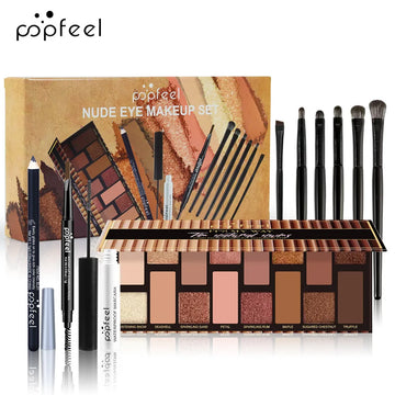 Makeup Kit For Eye Women Cosmetics Set Travel Eyeshadow Eyebrow Pencil Eyeliner Mascara Makeup Brush Eye Korean Beauty Full Kit