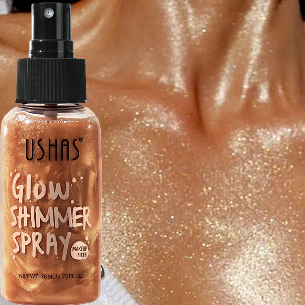Diamond Liquid Highlight Waterproof High Gloss Glitter Body Bronzer Highlight