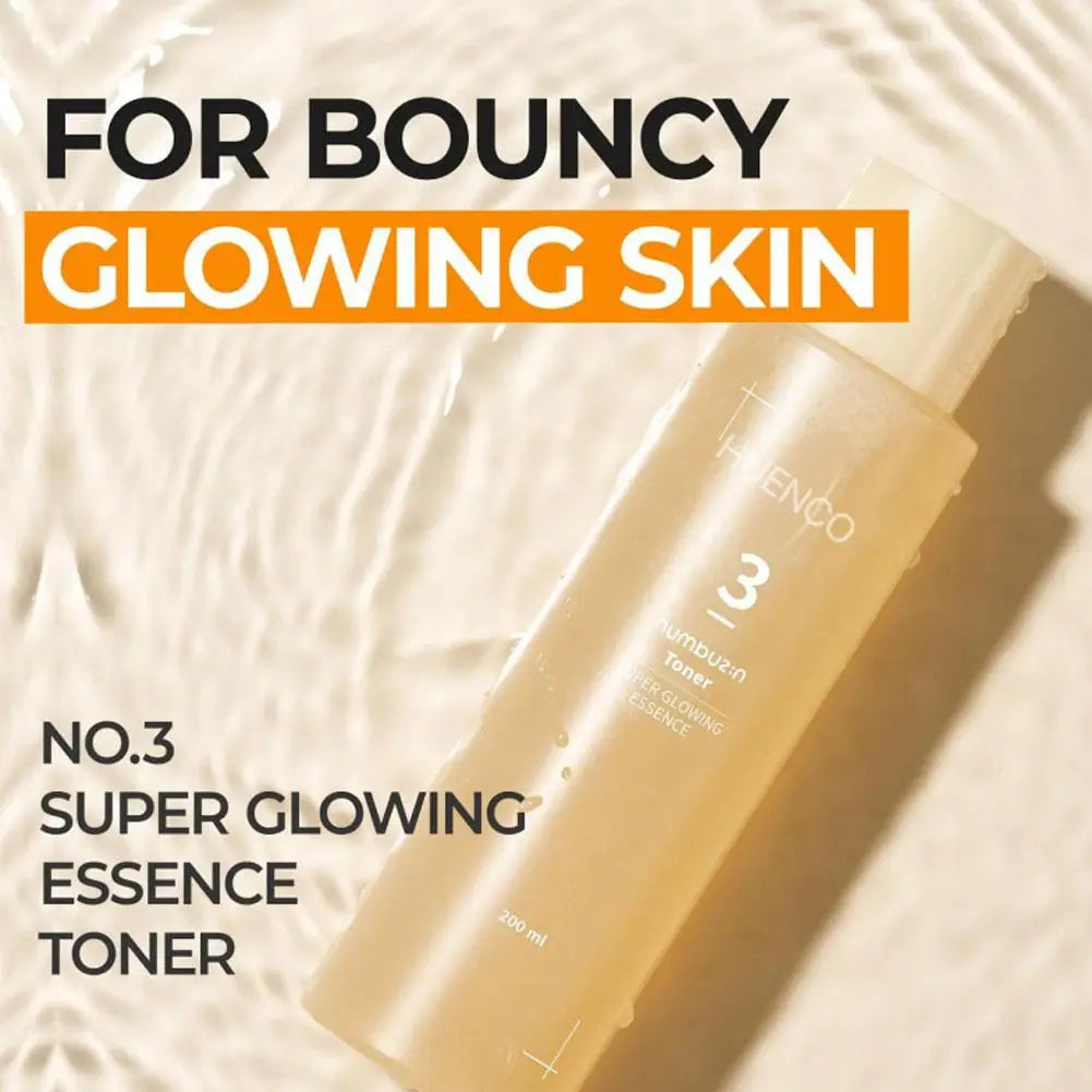 Korean Numbuzin Number 3 Skin Care - Tone-up Cream, Super Glowing Toner, Soft And Shiny Facial Serum, Number 3 Essence