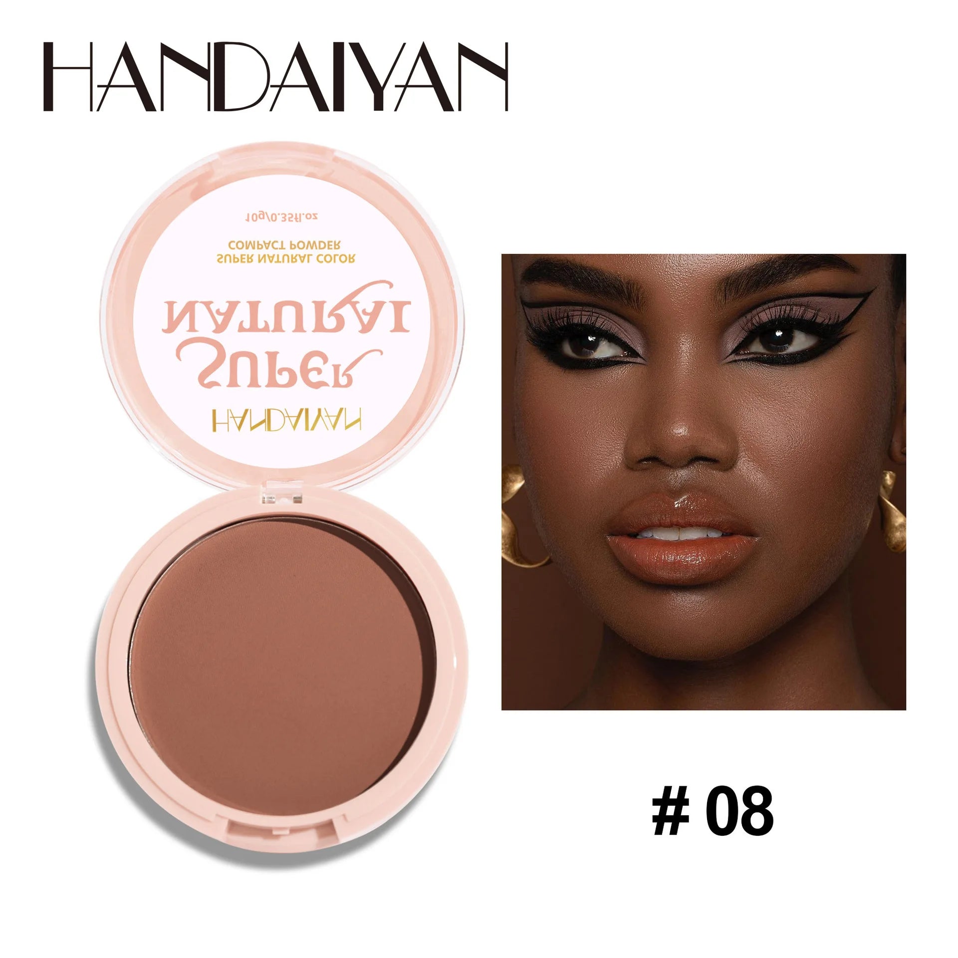 Matte Face Pressed Powder Lasting Oil Control Full Coverage Bronzer Natural Brighten Waterproof Nude Setting Loose Powder Makeup
