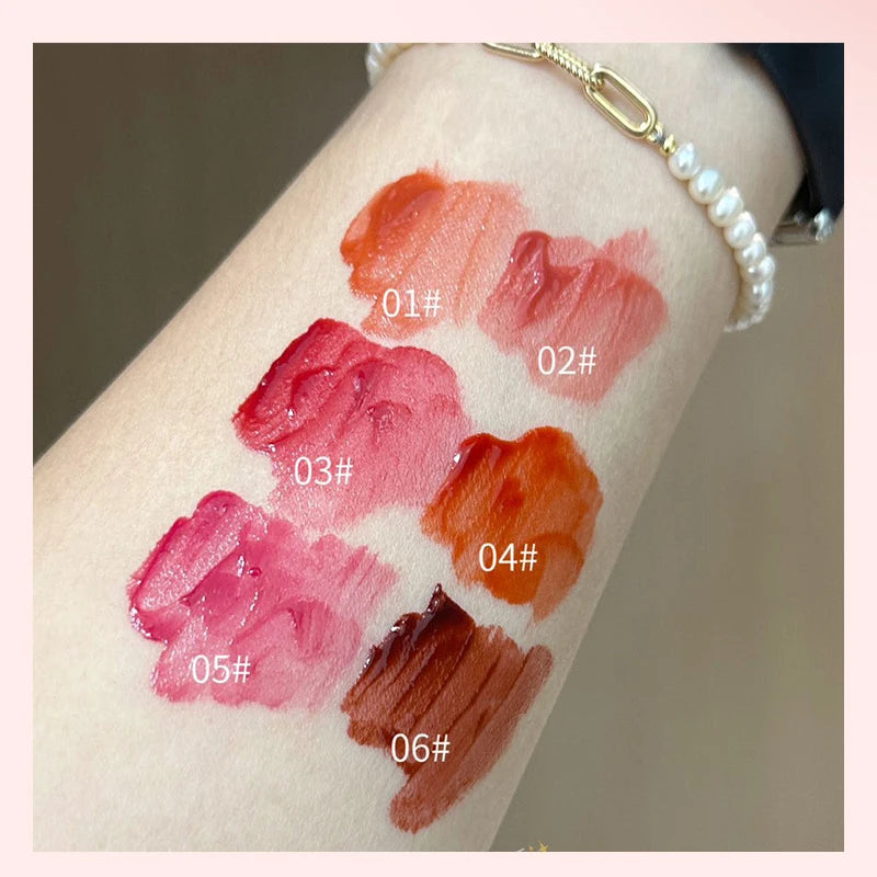 HERORANGE Crystal Gloss Lip Lacquer: Long-Lasting Hydration, Non-Sticky Formula with Glass-Like Shine