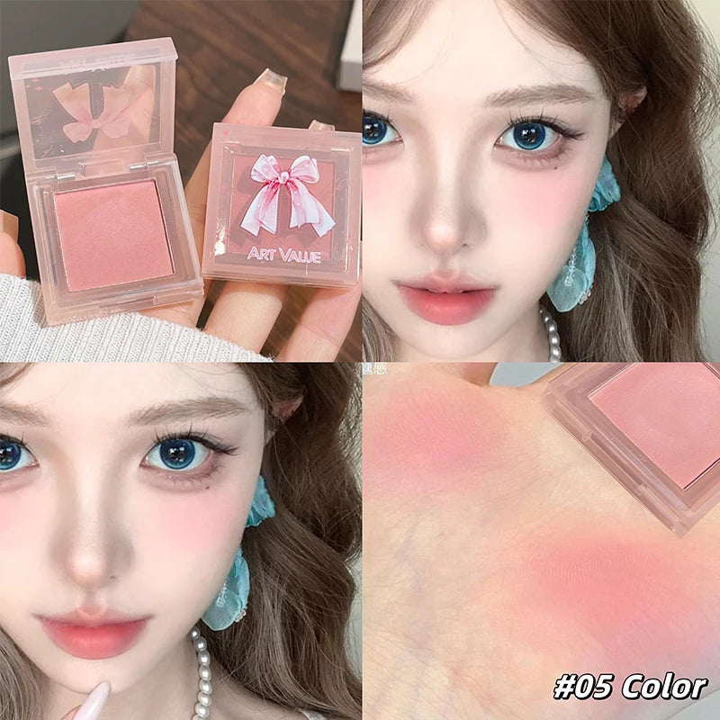 6-Piece Matte Lipstick & Blush Set – Nude Velvet Lips