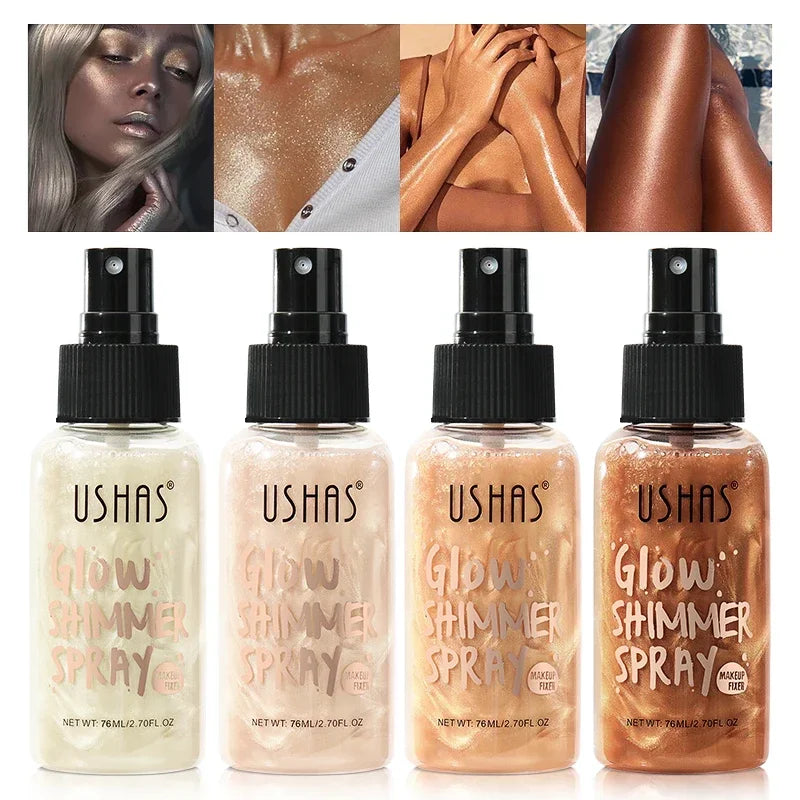 Diamond Liquid Highlight Waterproof High Gloss Glitter Body Bronzer Highlight